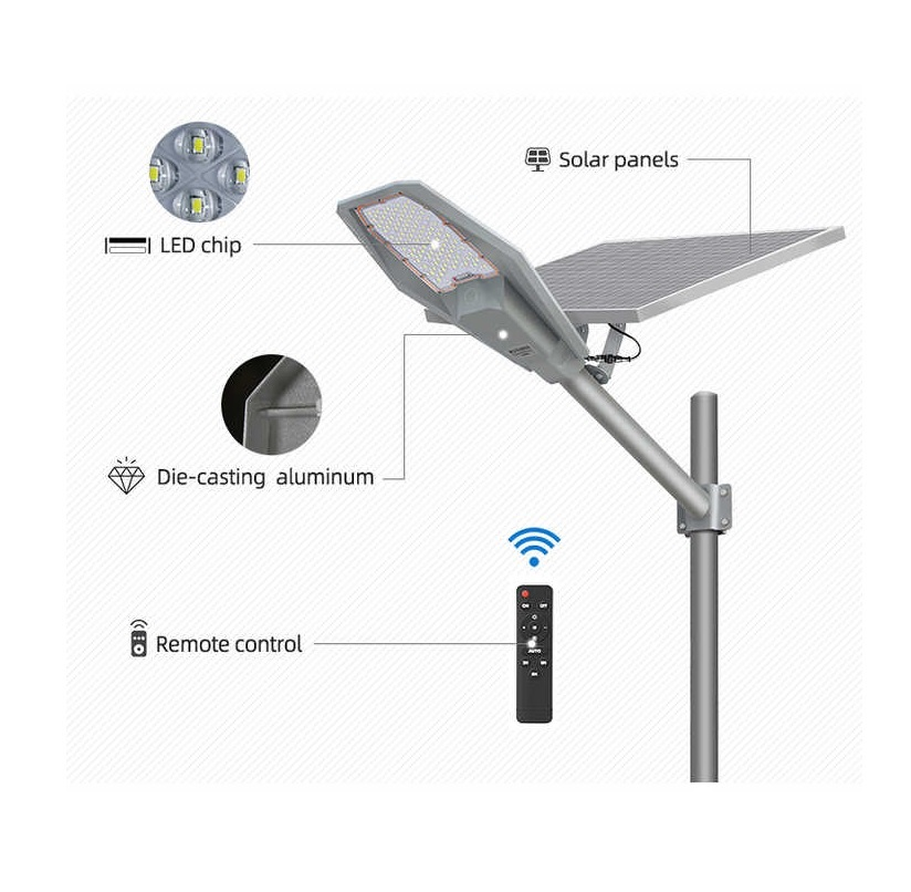 چراغ خیابانی  great solar 300 w